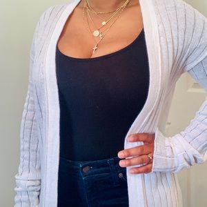 Free People | Long White Duster/Cardigan